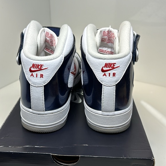 NIKE Air Force 1 MID QS men’s high to sneakers / size 12 - Picture 8 of 13